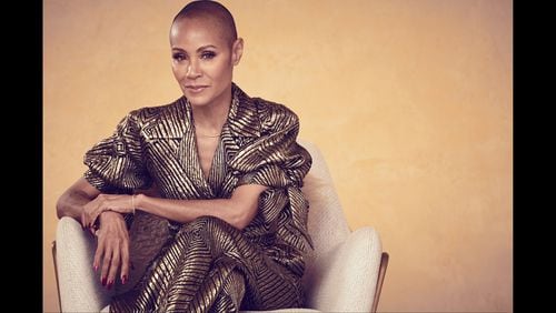 In her debut memoir "Worthy," Jada Pinkett Smith writes about her mental health, partnership with Will Smith and more. Photo by Matthew Brookes