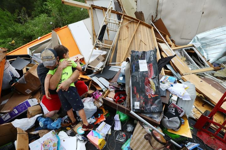 Photos: Tornadoes, violent storms rip through Georgia