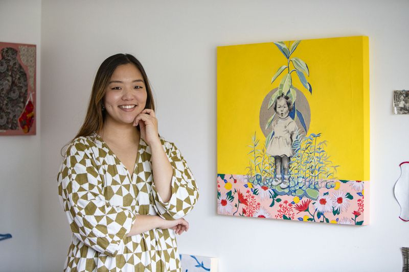 Despite the ups and downs of her personal life, art never stopped being important to Nicole Kang. She had her first solo show last year and has completed a handful of murals around town. (Photo Courtesy of Isadora Pennington)