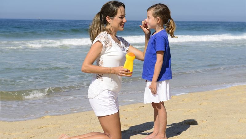 Sunscreen is a must, and the type of clothing children wear is an important protector. CONTRIBUTED