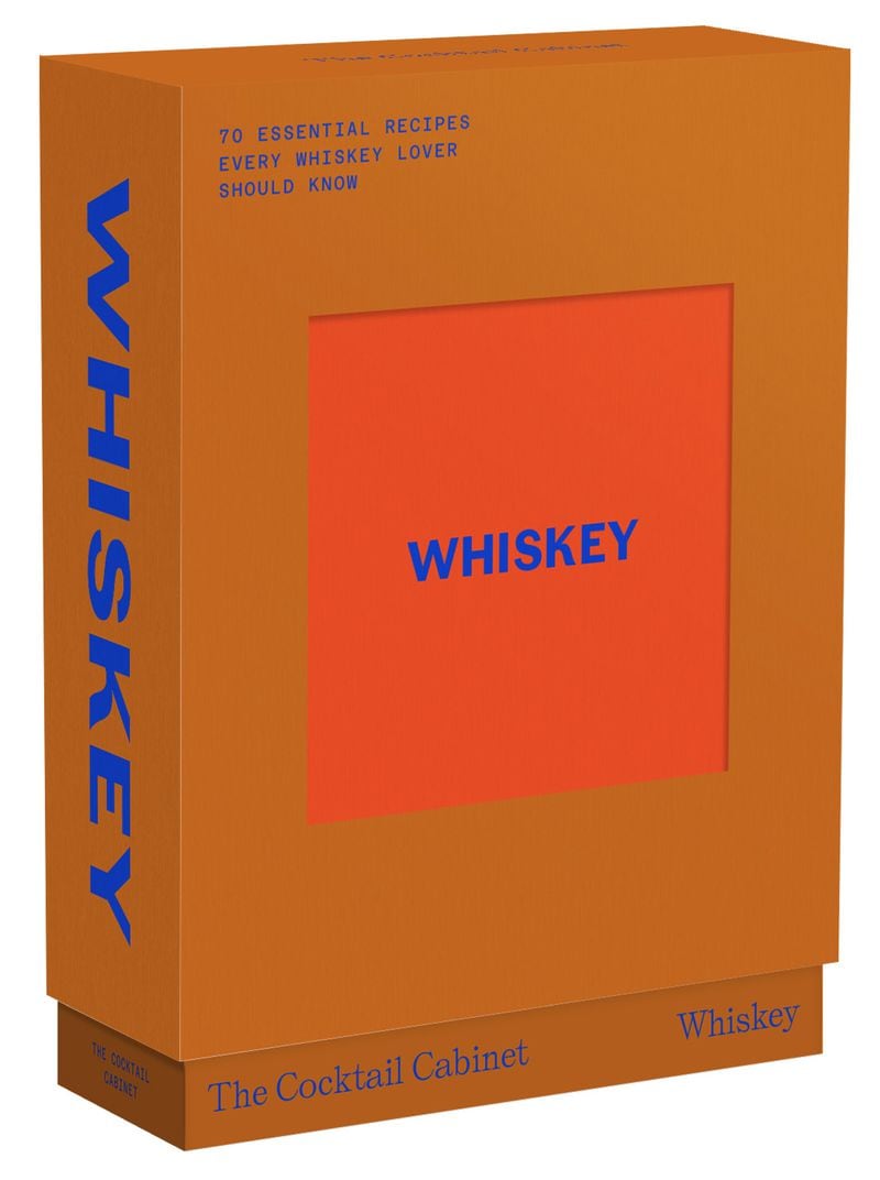 "The Cocktail Cabinet — Whiskey" by Kara Newman  is packaged as a box containing 50 essential recipes for cocktails made with whiskey. (Courtesy of Smith Street Gift)