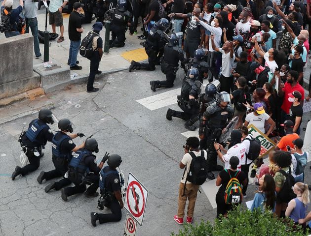 PHOTOS: Fourth day of protests in downtown Atlanta