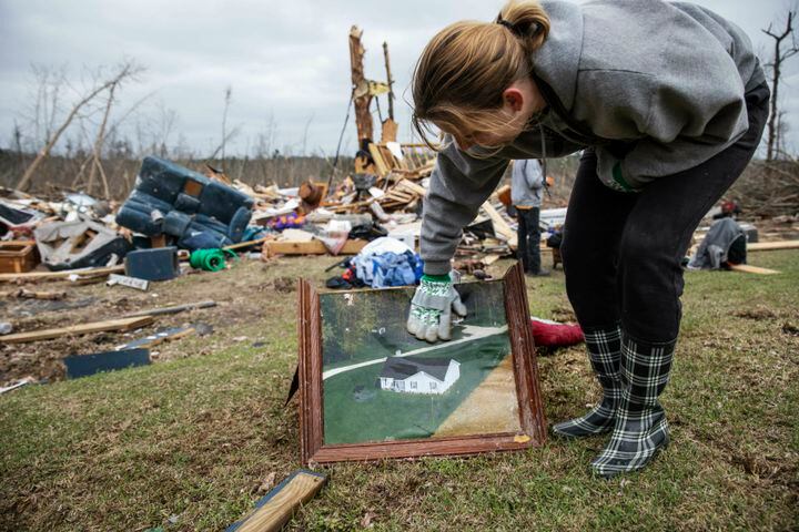 Photos: Tornadoes leave path of death, destruction in parts of Southeast