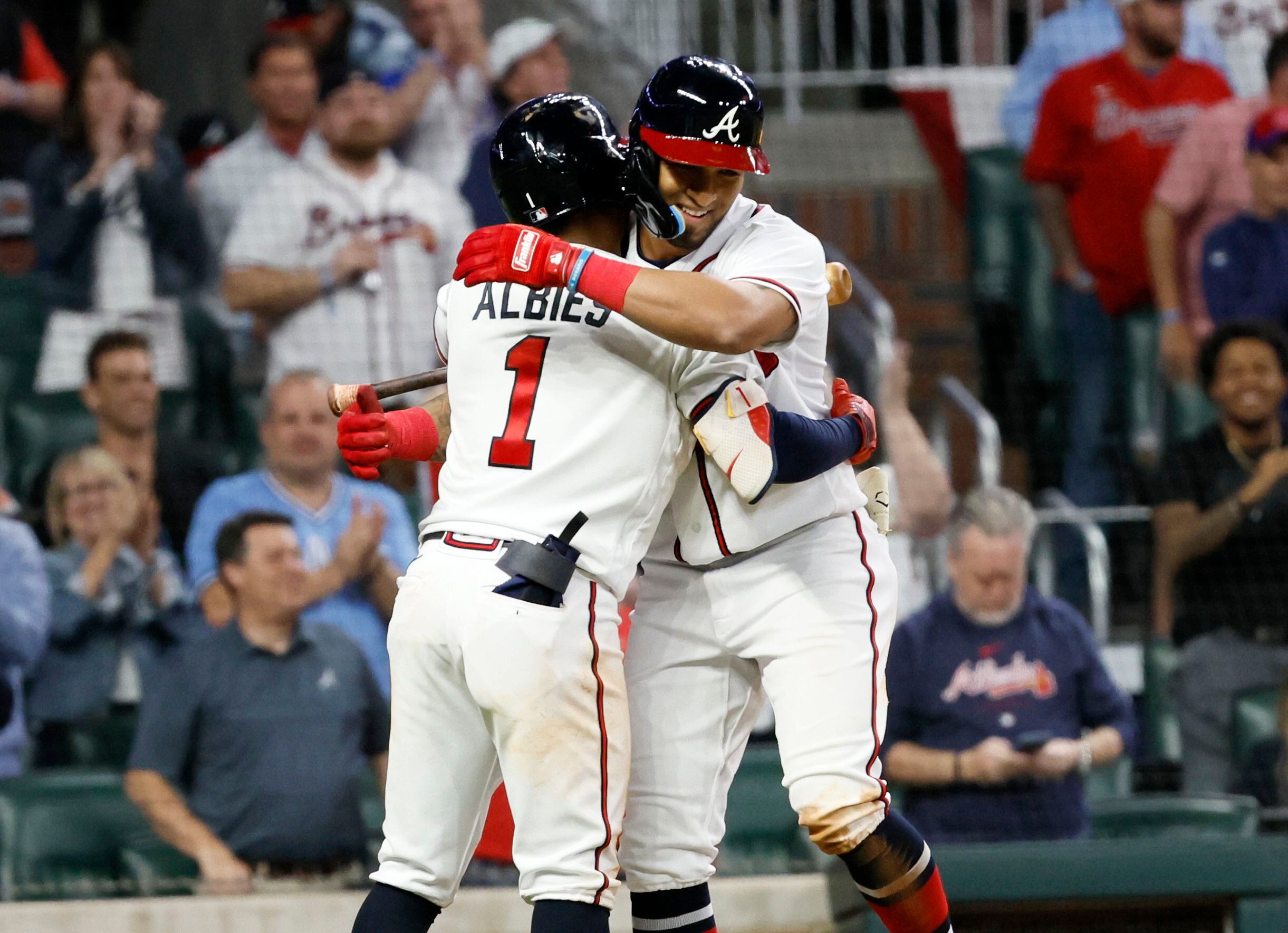 Ronald Acuña Jr., Eddie Rosario homer, majors-leading Braves beat