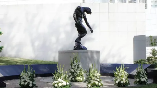 France gifted Auguste Rodin’s sculpture “The Shade” in honor of the Atlanta lives lost in the 1962 Orly crash. (Courtesy High Museum of Art)