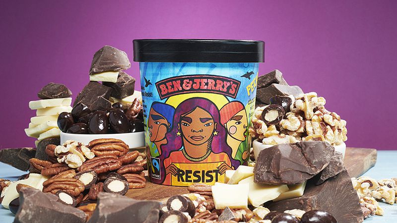 Ben & Jerry's has released a new flavor called Pecan Resist.