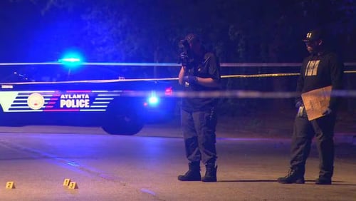 Atlanta police investigate a deadly shooting on Old Gordon Road late Sunday night.