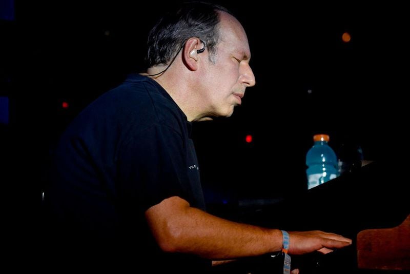  Zimmer plays several instruments on stage, including piano, guitar and banjo. Photo: Getty Images.