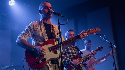 Parker Smith and the Bandwith (including Brandon Marsolo, center; and Clarke Chadwell, right) will play an album release show for "Short Street" on July 12 at the Eastern. Courtesy of Mia Murray