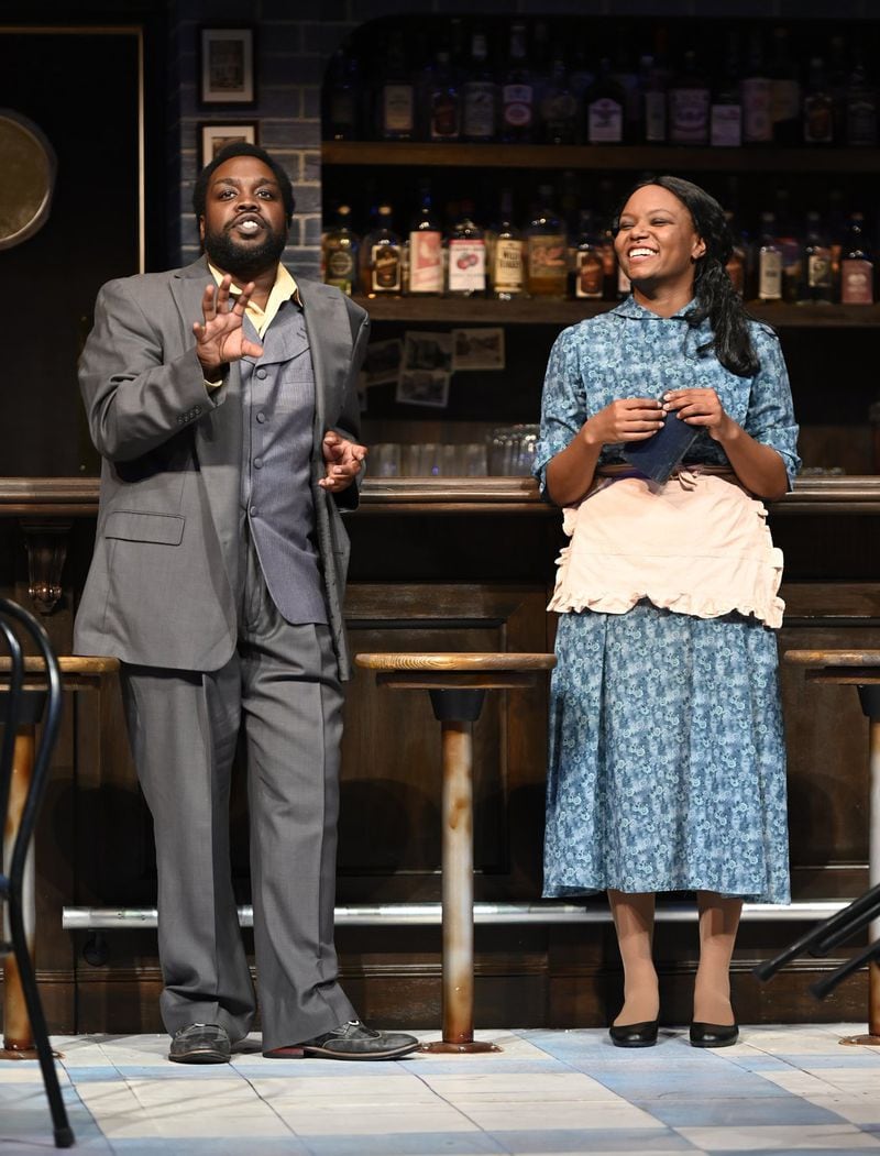 Enoch King and Cynthia D. Barker appear in the drama “Paradise Blue” with True Colors Theatre. CONTRIBUTED BY GREG MOONEY