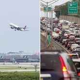 Whether by plane or car, travelers can expect this July Fourth weekend to be heavy with traffic. (Alyssa Pointer & Steve Schaefer / AJC file)