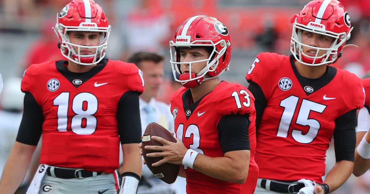 Faithful Dawgs Podcast on X: QB1 in uniform. 