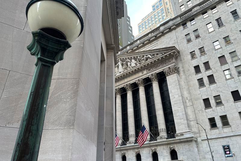 FILE - The New York Stock Exchange is shown on Sept. 24, 2024., 2024, in New York. (AP Photo/Peter Morgan, File)