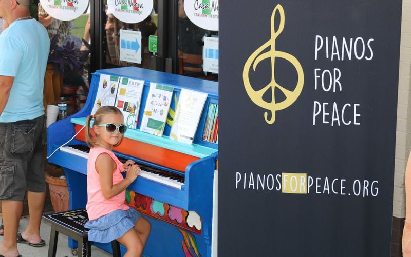 Pianos For Peace’s outdoor festival starts soon. CONTRIBUTED