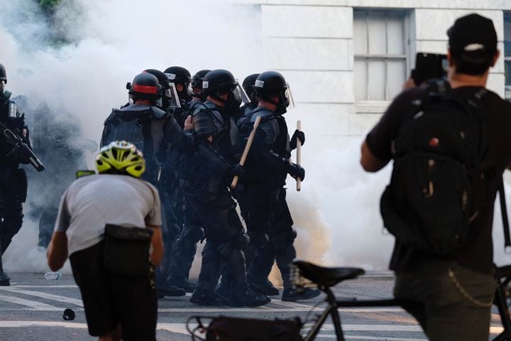 PHOTOS: Fourth day of protests in downtown Atlanta