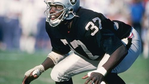 Raiders History on X: Lester Hayes loads up on Stickum. The sticky  fingered cornerback picked off 39 passes for 532 yards and 4 #picksixes  #RaiderNation #StayHome  / X