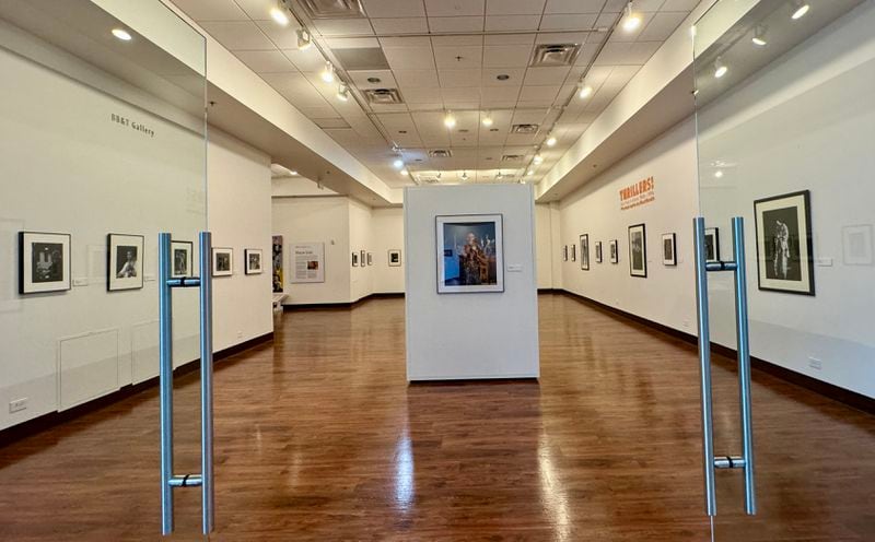 The work of Atlanta photographer Bud Smith is on display at the Tubman African American Museum in Macon through September. Smith photographed some of music's most iconic stars as they passed through Georgia. (Joe Kovac Jr. / AJC)