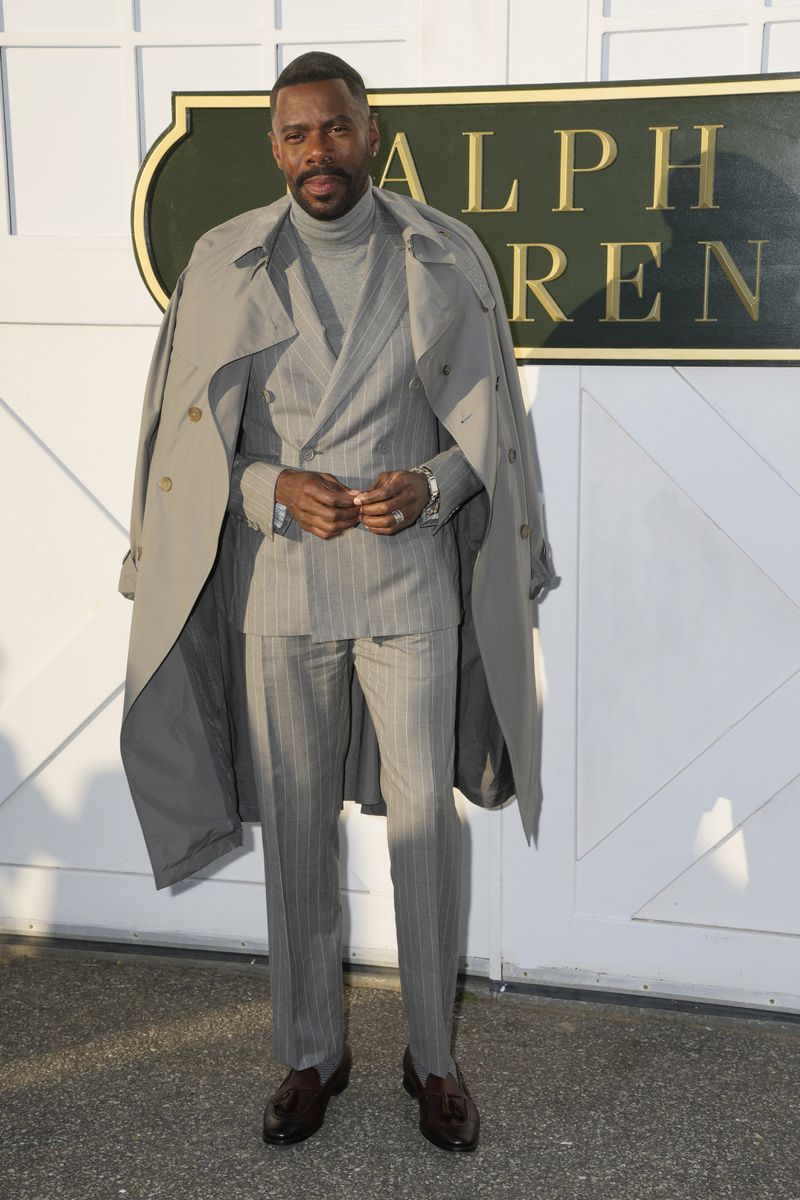 Colman Domingo attends the Ralph Lauren Spring/Summer 2025 fashion show as part of New York Fashion Week on Thursday, Sept. 5, 2024, at Khalily Stables in Bridgehampton, N.Y. (Photo by Charles Sykes/Invision/AP)