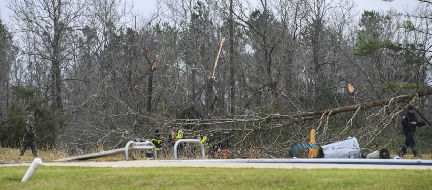 Photos: Tornadoes leave path of death, destruction in parts of Southeast