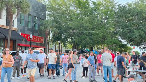 Downtown Brunswick hosts First Friday events the first Friday of every month, featuring live music, food and shopping deals.

Courtesy of Brunswick Downtown Development Authority