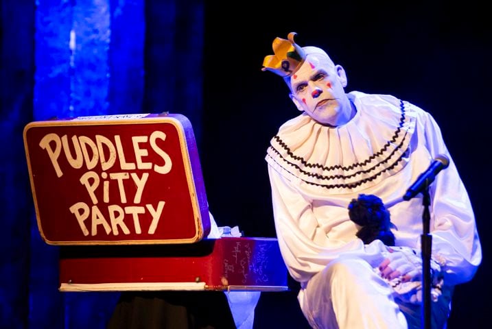 Atlanta, Ga: Puddles Pity Party sang for a packed house at Variety Playhouse, blazing through his renditions of all the classics on Saturday Sept. 7, 2024. (RYAN FLEISHER FOR THE ATLANTA JOURNAL-CONSTITUTION)