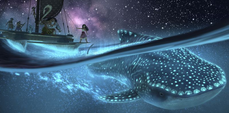 This image released by Walt Disney Animation Studios shows a scene from "Moana 2," expected in theaters November 2024. (Walt Disney Animation Studios via AP)