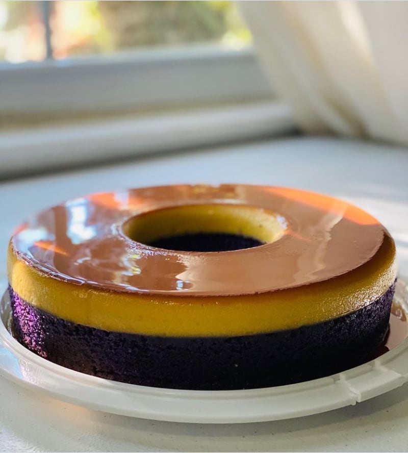 Ube flan from Kamayan ATL. (Courtesy of Kamayan ATL)