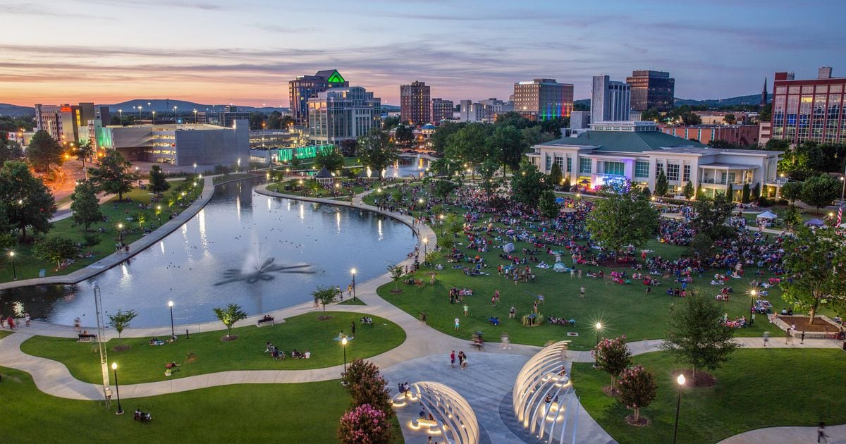 Huntsville: Big Spring Park  Spring park, Big spring, Best places to retire