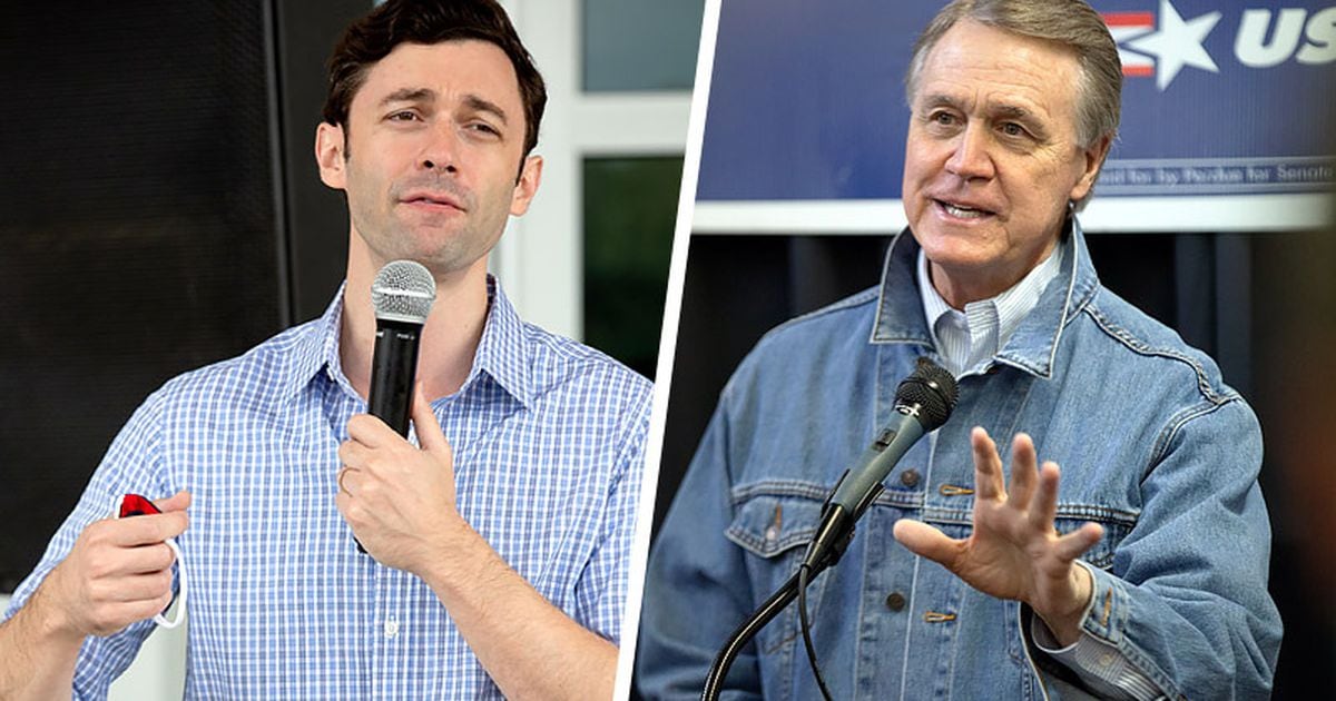 In first debate, Ossoff and Perdue each try to paint rival as yes man or 'rubber stamp'