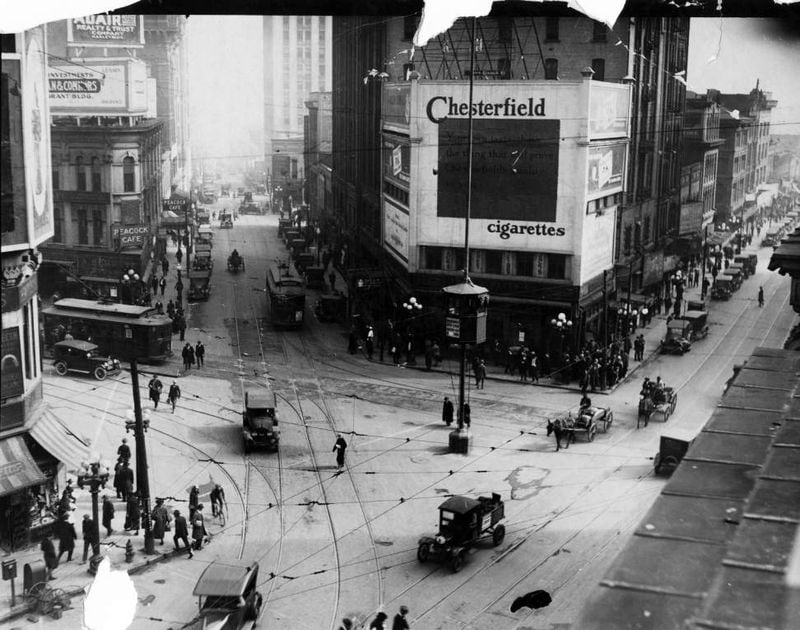 Another view of Five Points in downtown Atlanta in the 1920s.