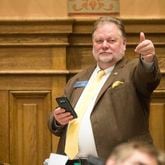 Then-state Sen. Jeff Mullis, R-Chickamauga, in 2021 sponsored the leadership committee legislation that the state Democratic Party is now challenging in federal court. (Alyssa Pointer/The Atlanta Journal-Constitution/TNS)