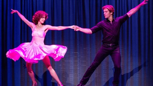 Bronwyn Reed (left) and Christopher Tierney co-star in the North American tour of “Dirty Dancing — the Classic Story On Stage.” (Contributed)