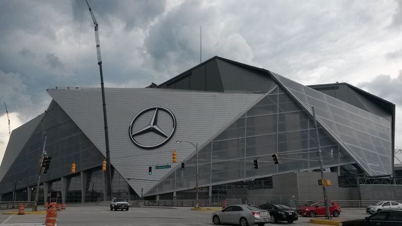 Mercedes-Benz Stadium announces free bike valet for Falcons, United games -  Curbed Atlanta