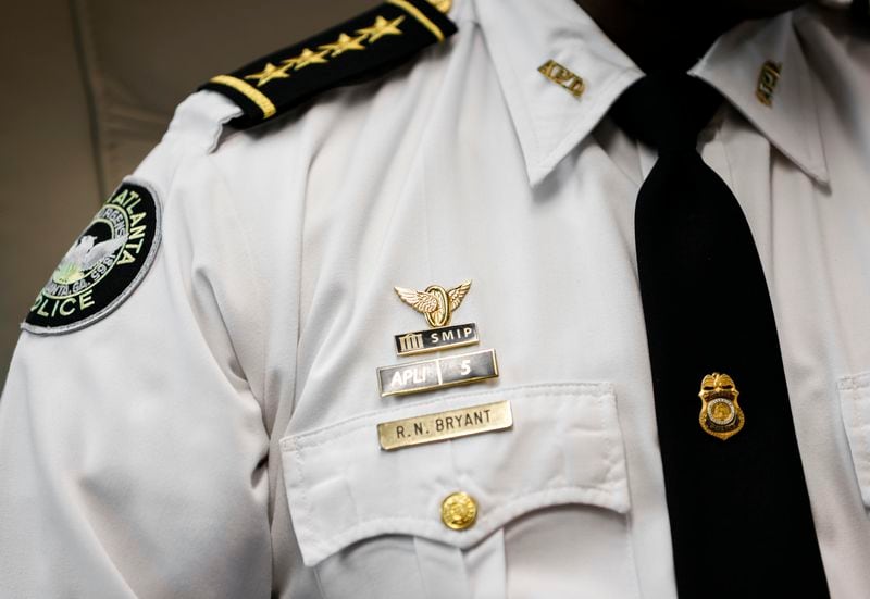 Atlanta Police Department Chief Rodney Bryant in Atlanta on Thursday, May 26, 2022. (Natrice Miller / natrice.miller@ajc.com)