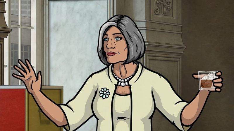 Malory Archer of "Archer" was played with good humor by veteran actress Jessica Walter. FX