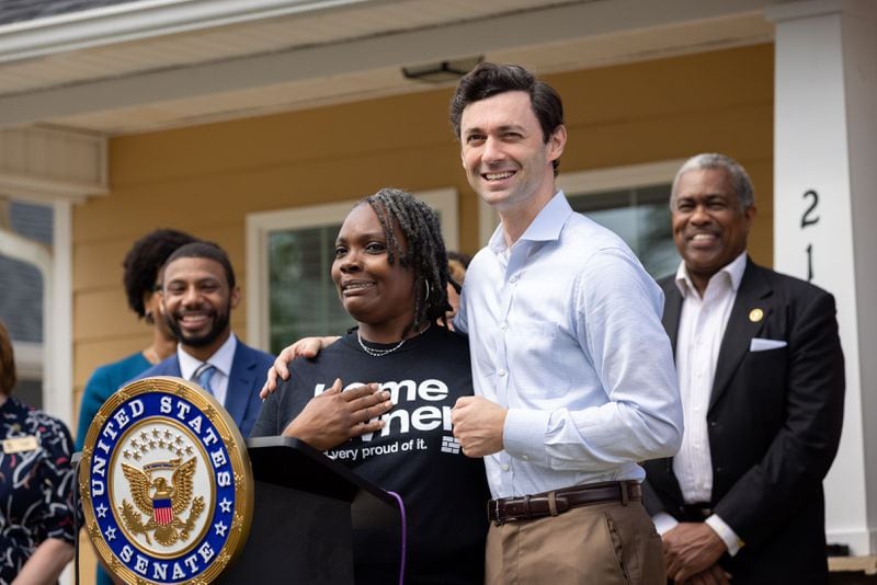 U.S. Sen. Jon Ossoff (right), D-Ga, is ramping up his fundraising efforts ahead of a 2026 reelection campaign.