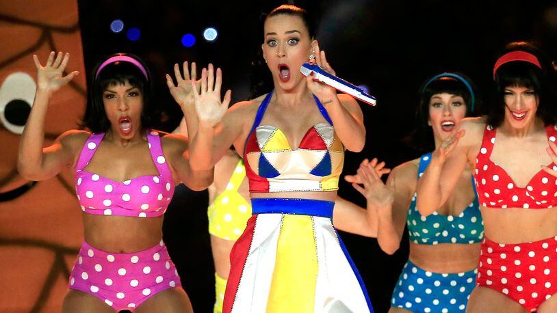 Katy Perry delivers colorful, fizzy Super Bowl performance