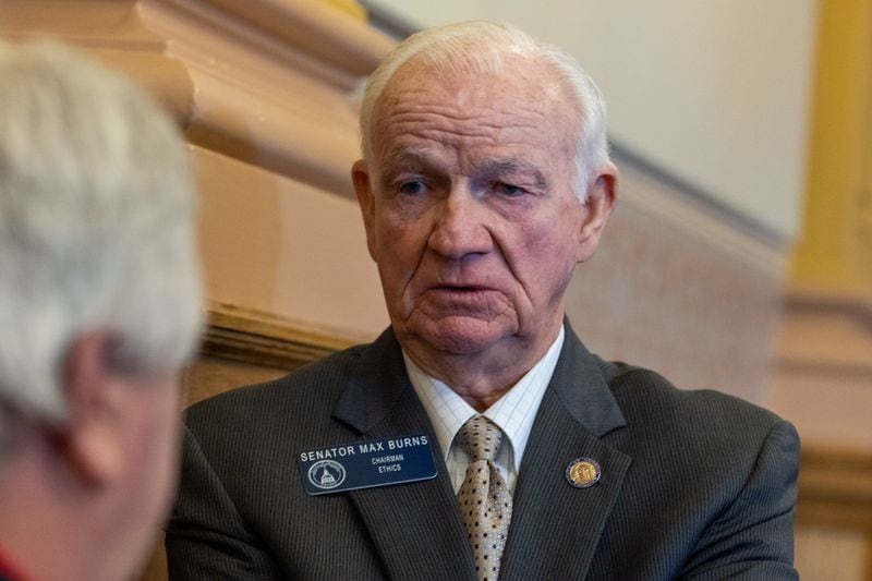 Georgia Sen. Max Burns, R-Sylvania, has revealed details about a letter he recently received that contained terrorist threats to local law enforcement. (Arvin Temkar/arvin.temkar@ajc.com)