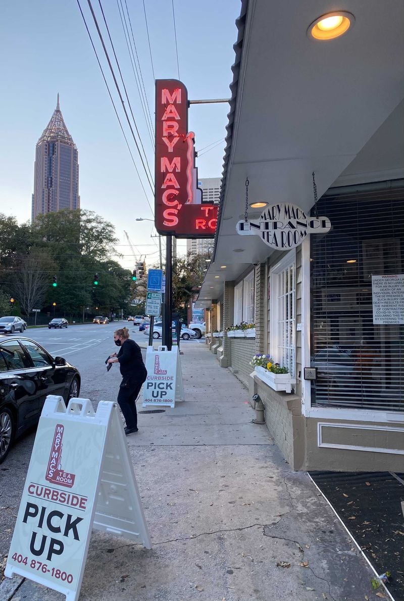 Mary Mac's Tea Room re-opened Nov. 2 for takeout after having been closed seven months due to the pandemic. The iconic Midtown restaurant will open for dine-in service Nov. 9. 
Ligaya Figueras / ligaya.figueras@ajc.com