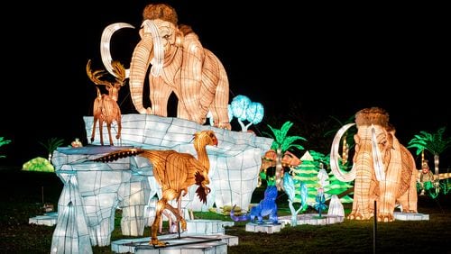 The Winter Lantern Festival dazzles with more than 1,000 lanterns inspired by Chinese artisans at the Gwinnett County Fairgrounds. 
(Courtesy of Winter Lantern Festival)