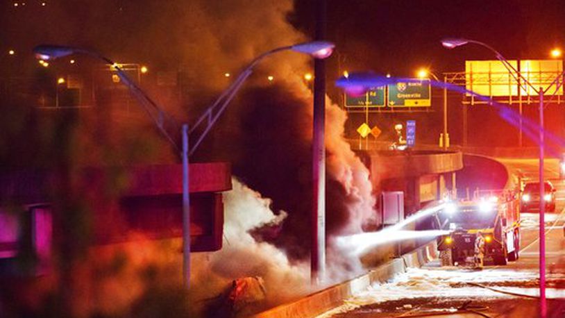 Atlanta Braves accidentally set the American flag on fire during pyro  accident at home opener