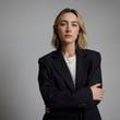 Saoirse Ronan poses for a portrait on Friday, Sept. 27, 2024, in New York. (Photo by Matt Licari/Invision/AP)