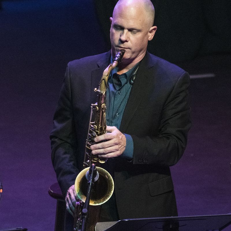 Skelton also is director of jazz studies and senior lecturer in saxophone at Kennesaw State University.