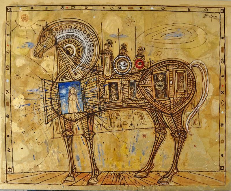 "Trojan Horse" by Bruno Zupan.