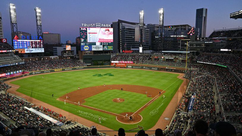 the Atlanta Braves Stadium #atl #braves #baseball #batteryatlanta ​⁠ # coorslight #chophouse 