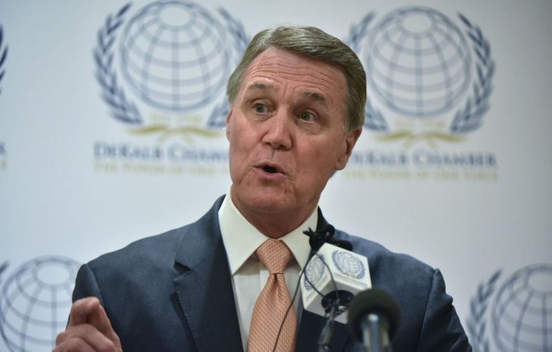 U.S. Senator David Perdue, Georgia’s junior senator, has been the recipient of the most spending by the pro-gun lobby. HYOSUB SHIN / HSHIN@AJC.COM