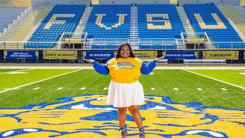 Jamrya Wilkerson was in her final year at Fort Valley State University when a financial emergency threatened her ability to remain enrolled. An Achieve Atlanta completion grant enabled her to complete her degree. (Courtesy photo)