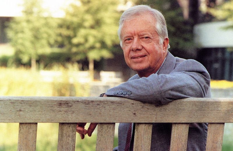 Former President Jimmy Carter poses for a portrait. (Courtesy of Rick Diamond/The Carter Center)