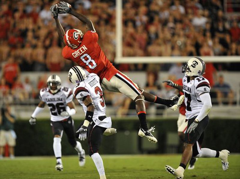 A.J. Green, WR, Georgia: As a three-year starter, the Bulldogs' dynamic wideout ranks third in school history in receptions (166) and receiving yards (2,619) and second in touchdown catches (23).