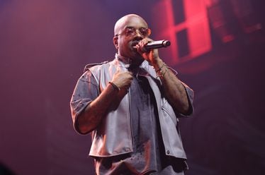 Music producer and artist Jermaine Dupri performs for a packed crowd, during his "The South Got Something to Say" show at the Caesars Superdome in New Orleans. (TYSON HORNE / TYSON.HORNE@AJC.COM)